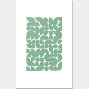 Peaceful Geometric Pattern - Shapes #2 Posters and Art